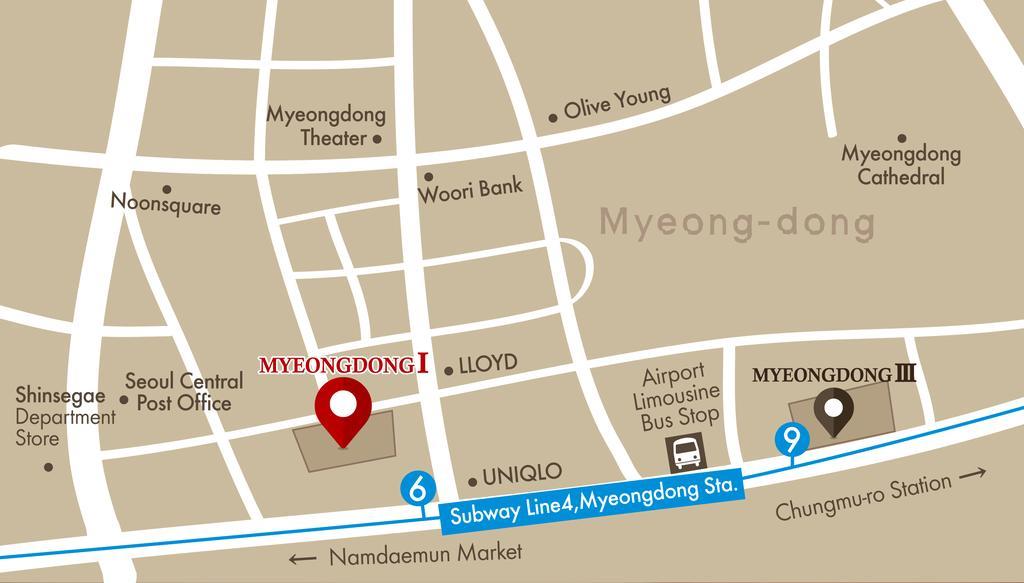 Hotel Skypark Myeongdong 1 Seoul Eksteriør billede